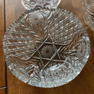 Glass and Crystal Bowl Lot