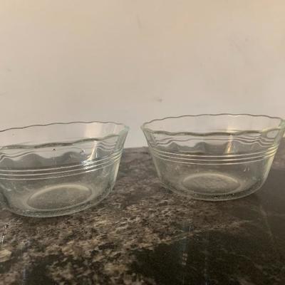Glass Bowl and Pitcher Lot