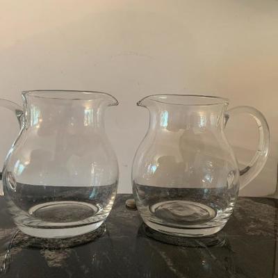 Glass Bowl and Pitcher Lot