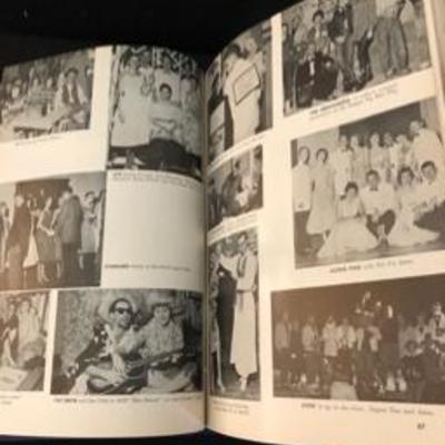 Super Cool Kansas University  KU Jayhawks Vintage Brass Candle Holders & 1960 Yearbook