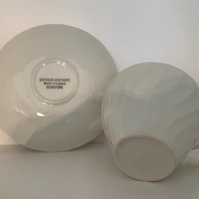 Johnson Bros Cream, Sugar and Tea Cup.