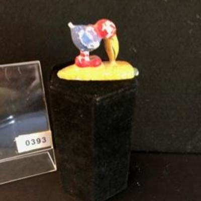 RARE Vintage Original 1930's Kansas University KU Jayhawk Chalkware Figurine Mid Century 