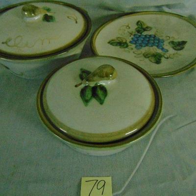 79 Bowls and platter -- John Taylor Ceramics