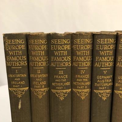 Lot 17 - Seeing Europe with Famous Authors Books