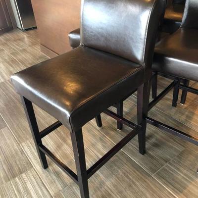 Leather Bar Stools