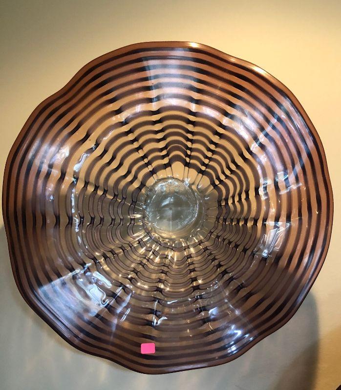 Wall Hanging Glass Bowl 1