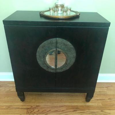 Black Art Deco Cabinet