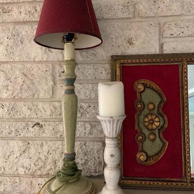 Mantel Decor Lot