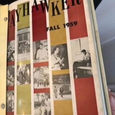 KU University of Kansas Jayhawker 1959 Yearbook 