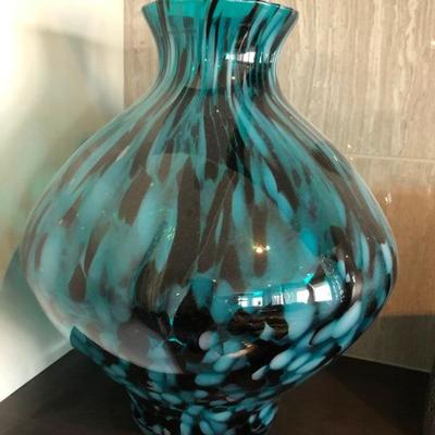 Blue Glass Vase