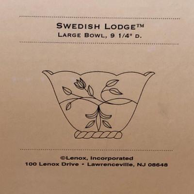 Lenox â€œSwedish Lodgeâ€ Crystal Bowl