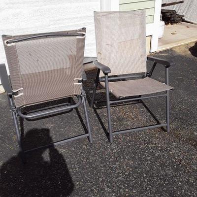 Lot outdoor chairs