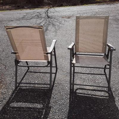 Lot outdoor chairs