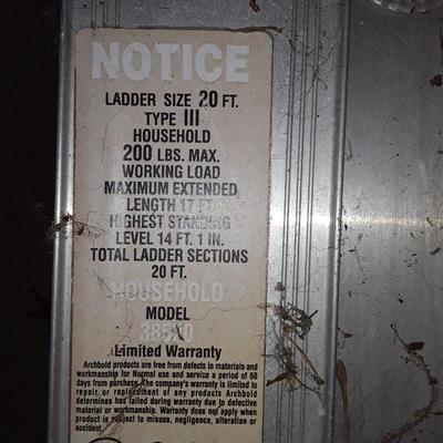 20' Extension Ladder
