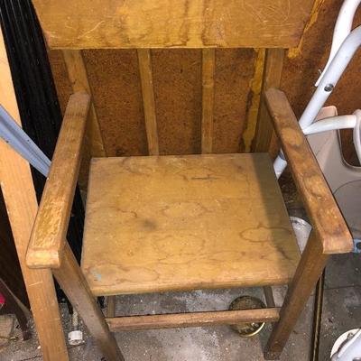 Small Wooden Childrenâ€™s Chair