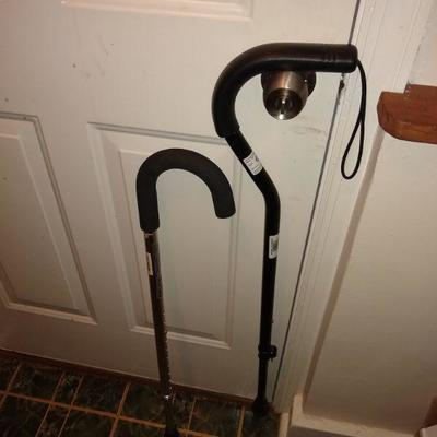2 adjustable canes