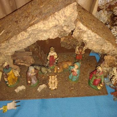 Vintage Christmas Nativity