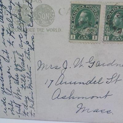 2- vintage 1930's post cards