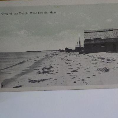 Vintage post cards with early stamps;