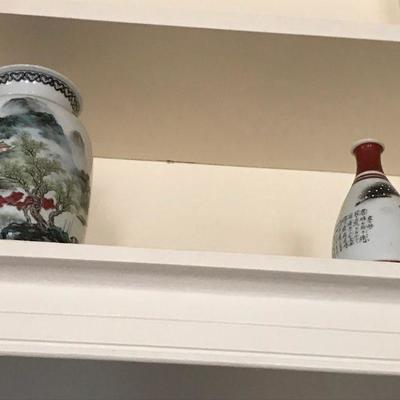 Asian Vases--Lot