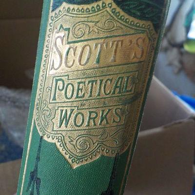 Scott's Poetic Works, Orginal Book.