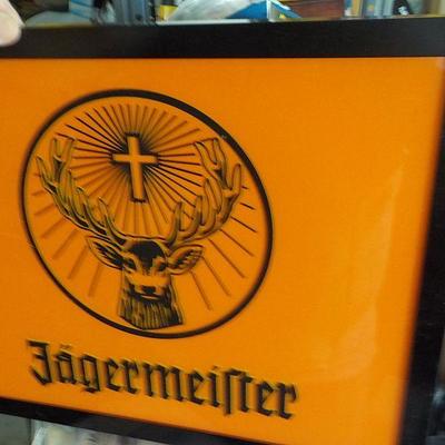 Jagermeifter Beer Sign.