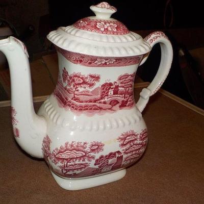 Copeland Spode Pitcher RED.