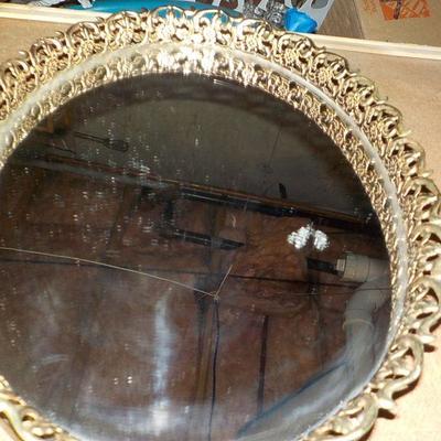 Mirror Servicing tray or Art glass display.
