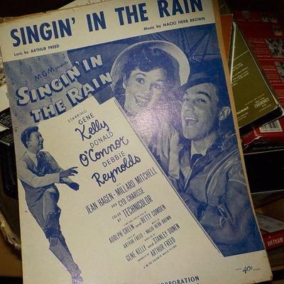 Original 1940's Voice Folio "Sing in the Rain".