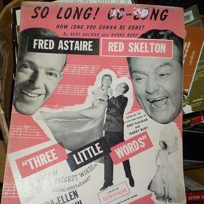 Original 1940's Broadway voice Folio "Three Little Words".