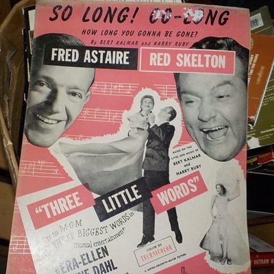 Original 1940's Broadway voice Folio "Three Little Words".