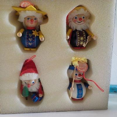 Steinbach hand made ornaments made in Germany.