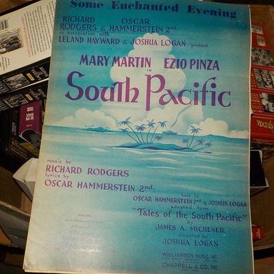 Original 1940's Broadway voice Folio " South Pacific" by Richard Rodgers & Oscar Hammerstein.