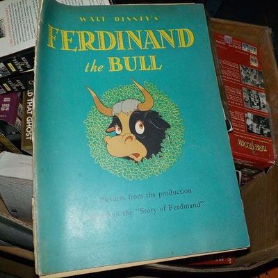 Original 1940's  Folio " Ferdinand the Bull" by Walt Disney.