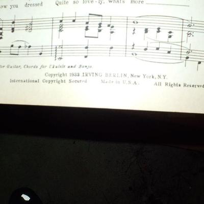 Original 1940's  Folio voice edition of " Easter Parade" by Irving Berlin.