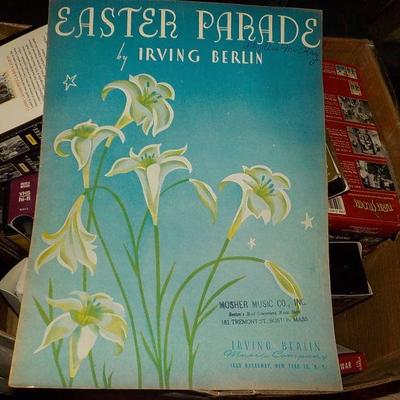 Original 1940's  Folio voice edition of " Easter Parade" by Irving Berlin.