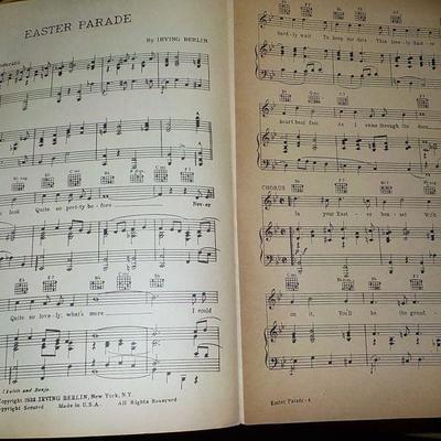 Original 1940's  Folio voice edition of " Easter Parade" by Irving Berlin.