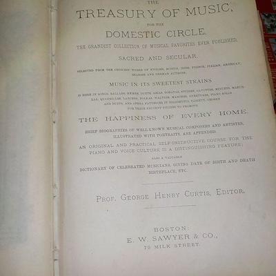 Treasury of Music in Domestic Circle. Thomas Kelly  1884'