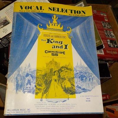 Original 1940's  Folio voice edition of " THE KING AND I" " by Rogers and Hammertein.