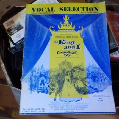 Original 1940's  Folio voice edition of " THE KING AND I" " by Rogers and Hammertein.