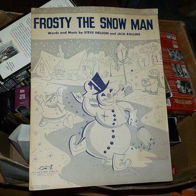 Original 1950's  Folio voice edition of " Frosty the Snow Man"