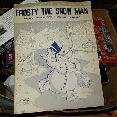 Original 1950's  Folio voice edition of " Frosty the Snow Man"