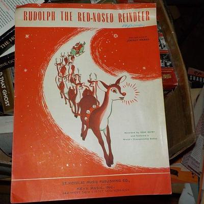 Original 1940's  Folio voice edition of "Rudolph the Red Nose reindeer"