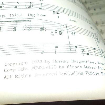 Original 1940's  Folio " My Happiness" by Sandra Steele
