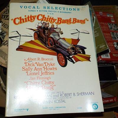 Original 1940's  Folio " Chitty Chitty, Bang, Bang," Dick Van Dyke