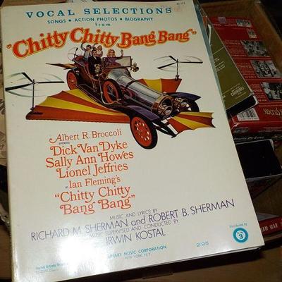 Original 1940's  Folio " Chitty Chitty, Bang, Bang," Dick Van Dyke
