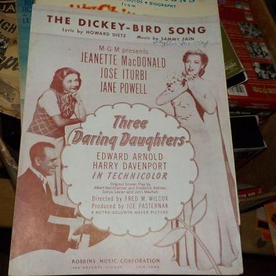 Original 1940's  Folio " Secret Love" by Calamity Jane.