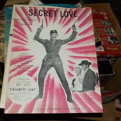 Original 1940's  Folio " Secret Love" by Calamity Jane.