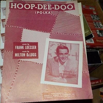 Original voice folio " Hoop-Dee-Doo" by Frank Loesser and Milton De Lugg.
