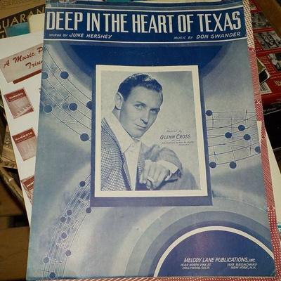 Original 1940's  Folio " Deep in the Heart of Texas"